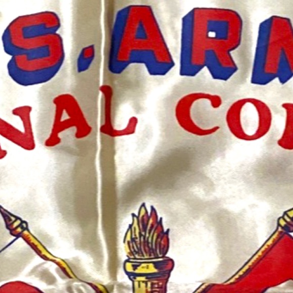 Vintage U.S. Army Signal Corps Fort Monmouth New Jersey Pillow Case Sham - Picture 6 of 14